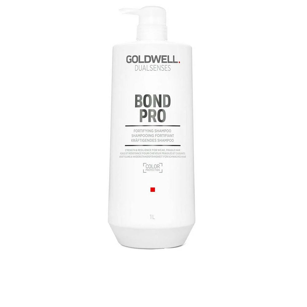 Tall 1000 ml professional bottle of bond-repair fortifying shampoo, white label