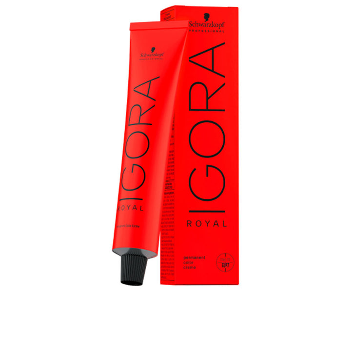 Tube of permanent cream hair colour, 60 ml, cool blonde shade, unisex
