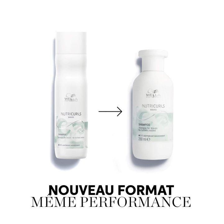 250 ml shampoo bottle for curly hair, white bottle with label, Unisex