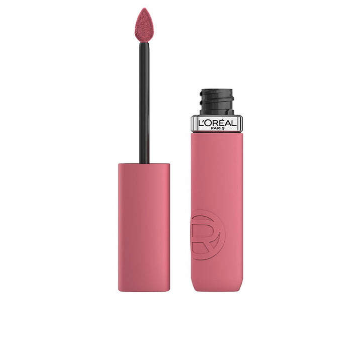 Matte liquid lipstick tube and doe-foot applicator; shade 240 Road Tripping.