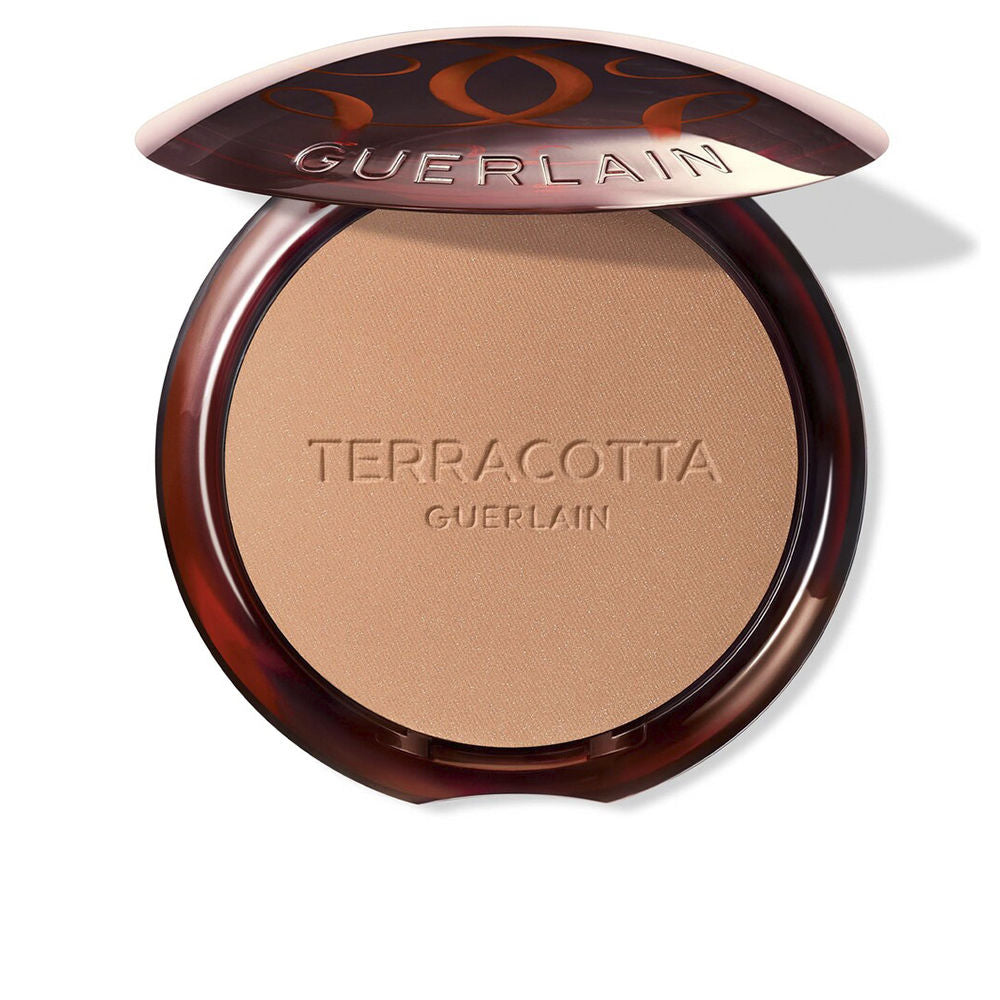 Pressed terracotta bronzing powder in refillable compact, warm natural shade, 8.5 g