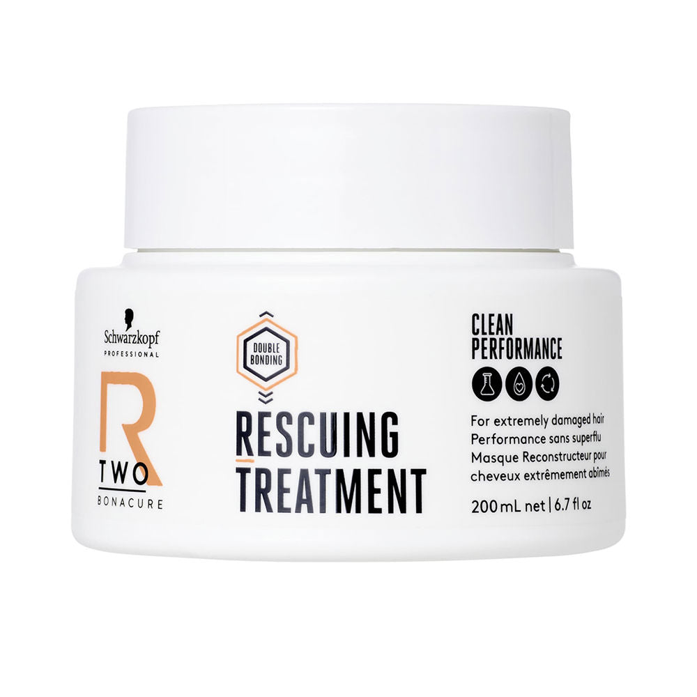 200 ml tube of R-TWO vegan repair cream hair mask for damaged hair