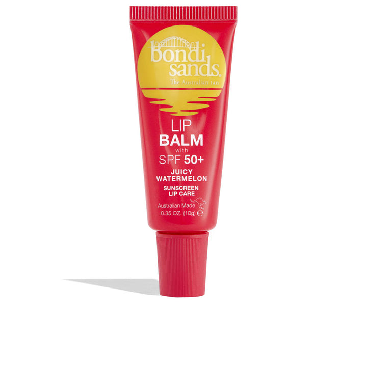 10 g wild strawberry SPF 50+ lip balm in twist stick, pink packaging