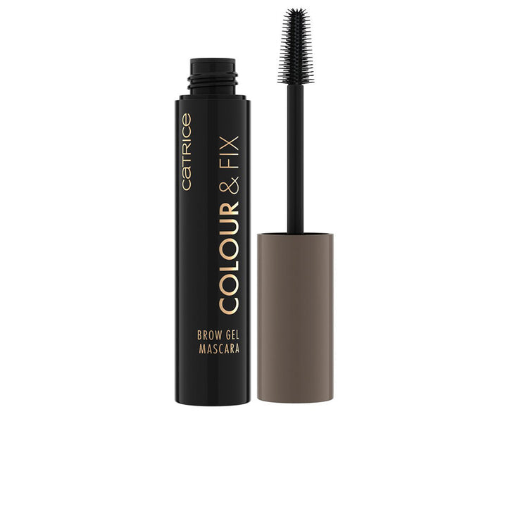 5 ml tinted brow gel with silicone brush in dark brown, 030 shade