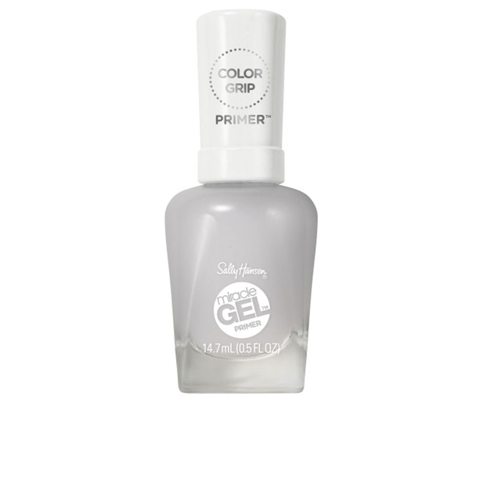 14.7 ml bottle of clear Miracle Gel primer nail base, pump-style cap