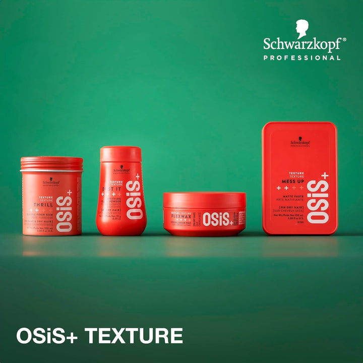 100 ml tube of fibre styling gum for textured, reworkable hair styles