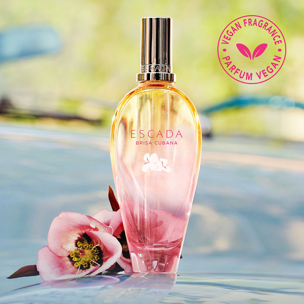 30 ml ombré orange glass bottle, citrus‑mint fragrance for Women