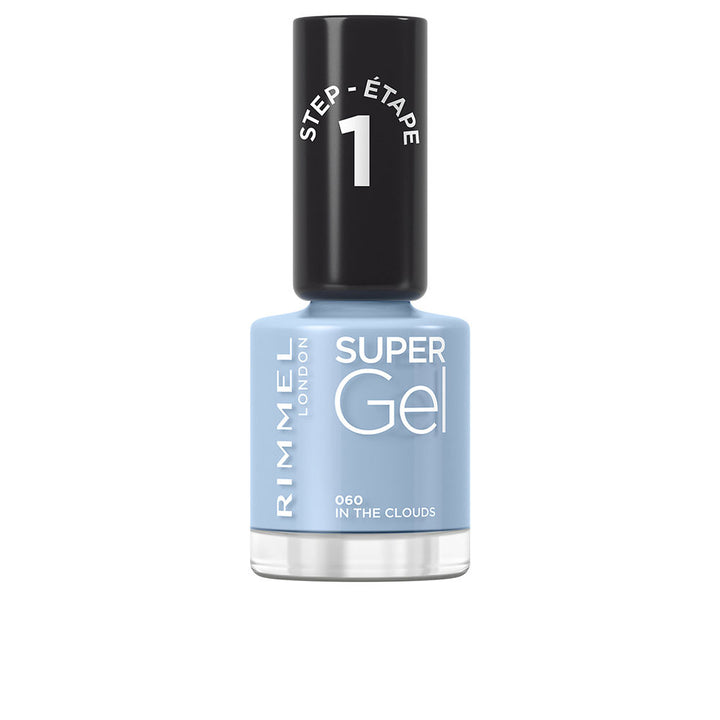 12 ml bottle of soft neutral gel-effect nail polish, high-shine finish