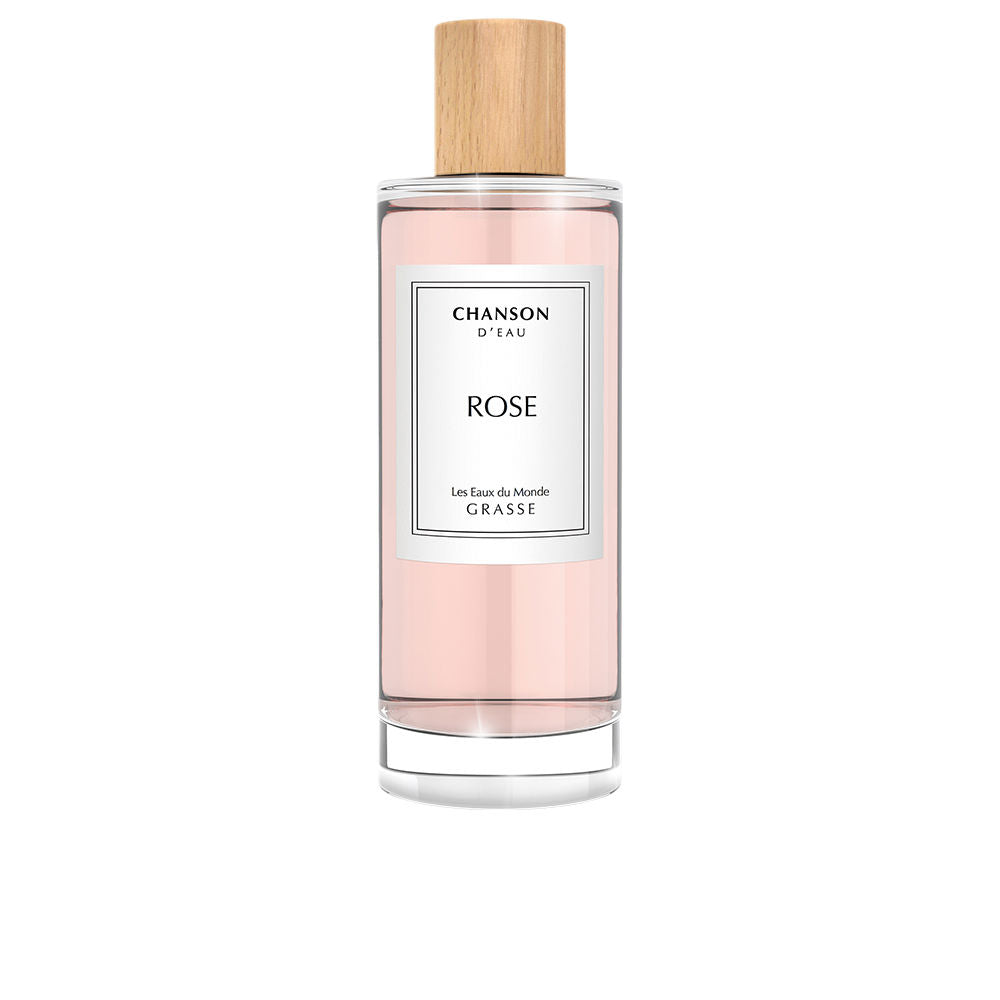 Clear glass perfume bottle, 100 ml, floral rose eau de cologne for Women