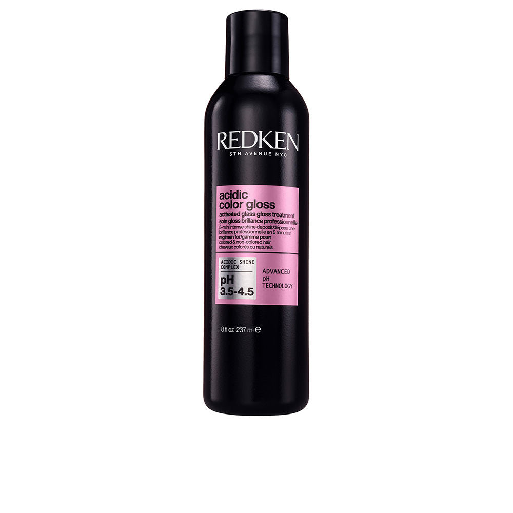 237 ml bottle of leave‑in acid gloss colour treatment for Unisex hair