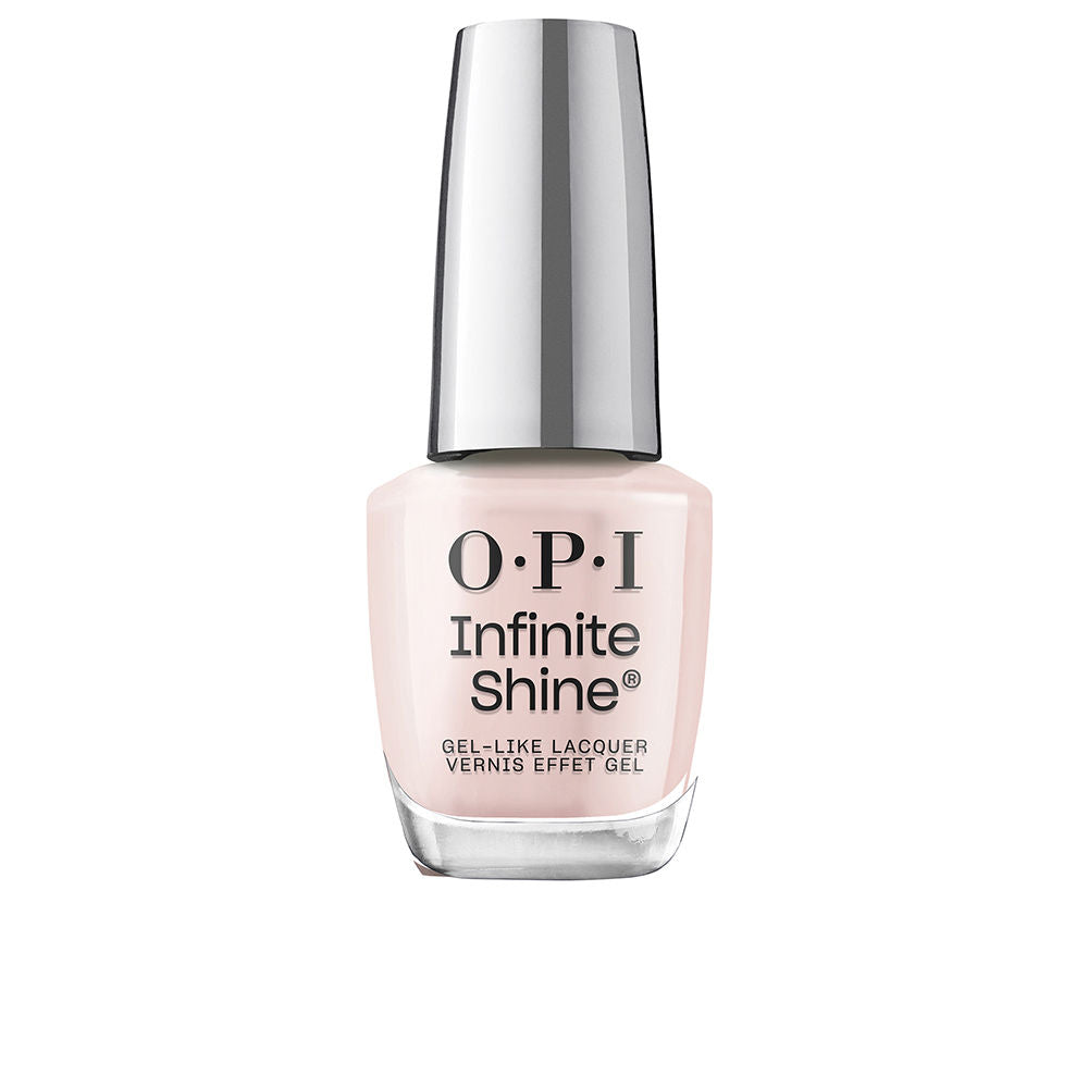 15 ml pink gel-effect nail polish in glossy bottle with wide brush, Unisex