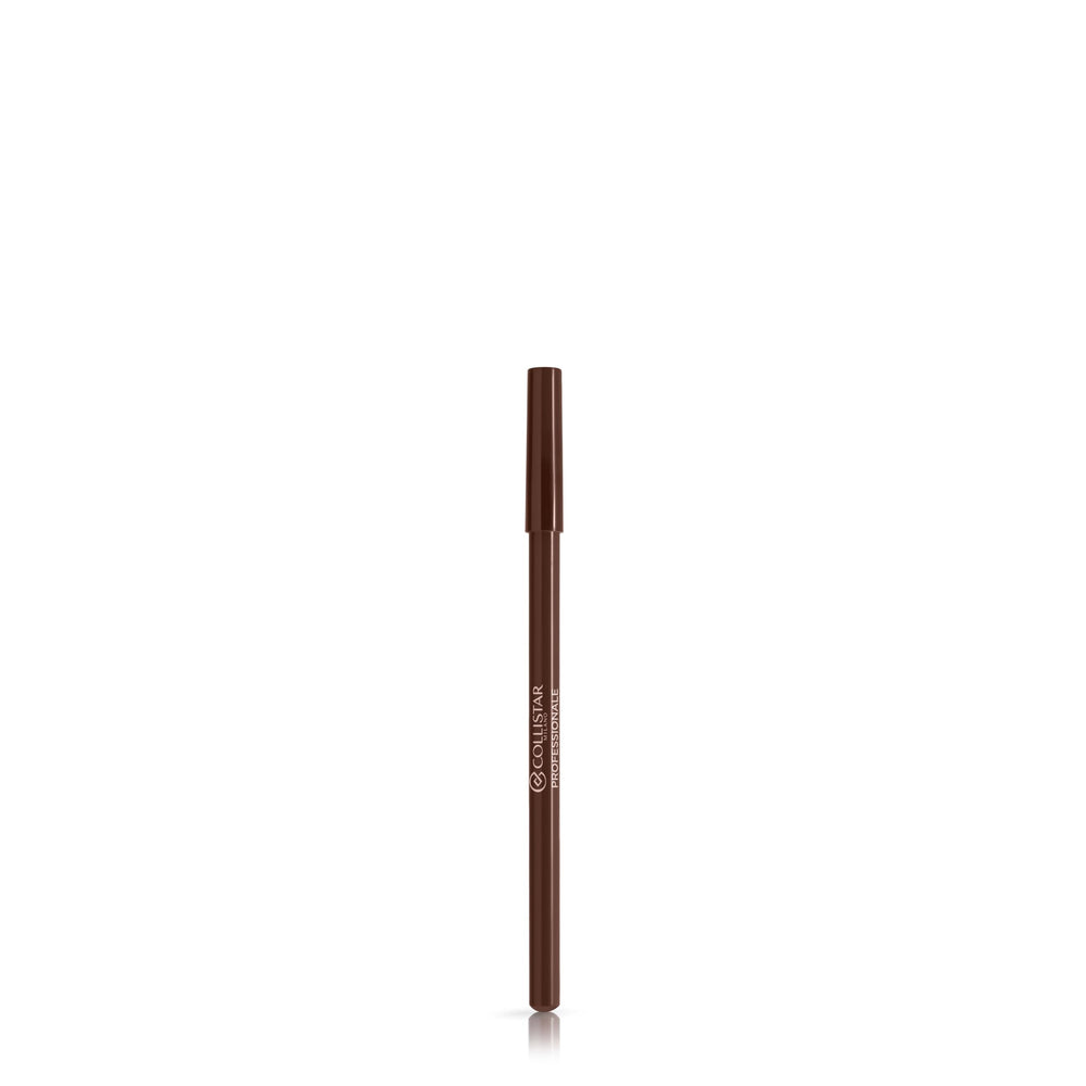 Brown wooden kajal pencil with creamy tip, labelled Unisex, 1 unit