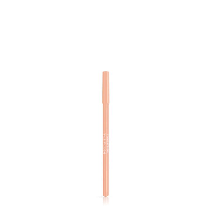Wooden kajal pencil in deep brown shade, creamy tip visible, vegan formula