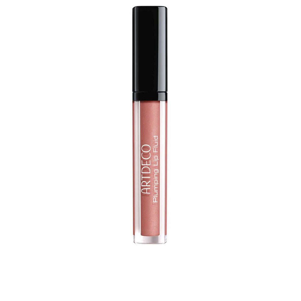 3 ml rose lip gloss tube with high-shine finish and doe-foot wand