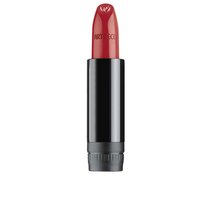Red Artdeco Couture lipstick refill in a refillable tube, creamy finish