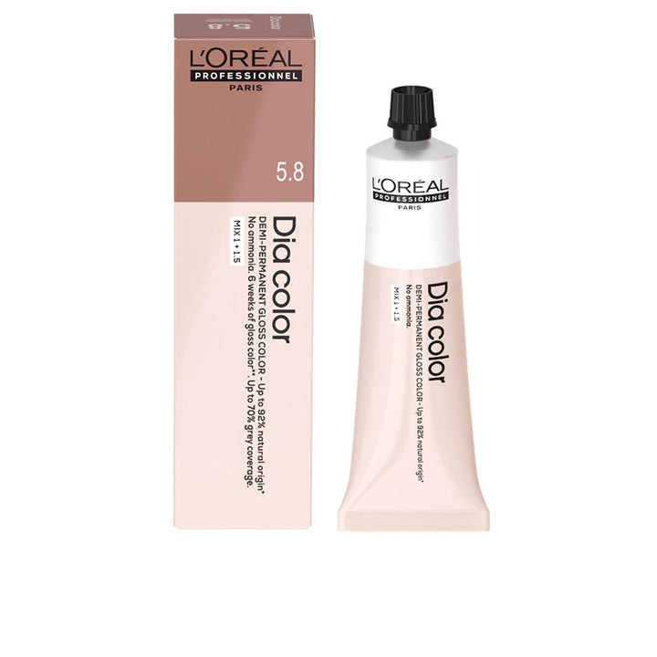 Tube of semipermanent hair colour cream, shade 6.34, 60 ml, ammonia-free