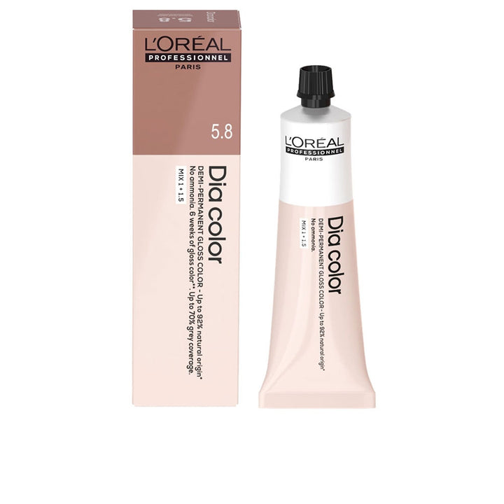 60 ml tube of ammonia-free semi-permanent light brown hair colour cream, Unisex