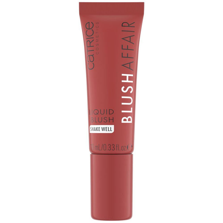 10 ml liquid matte blush in cool Velvet Rose, serum texture, compact bottle