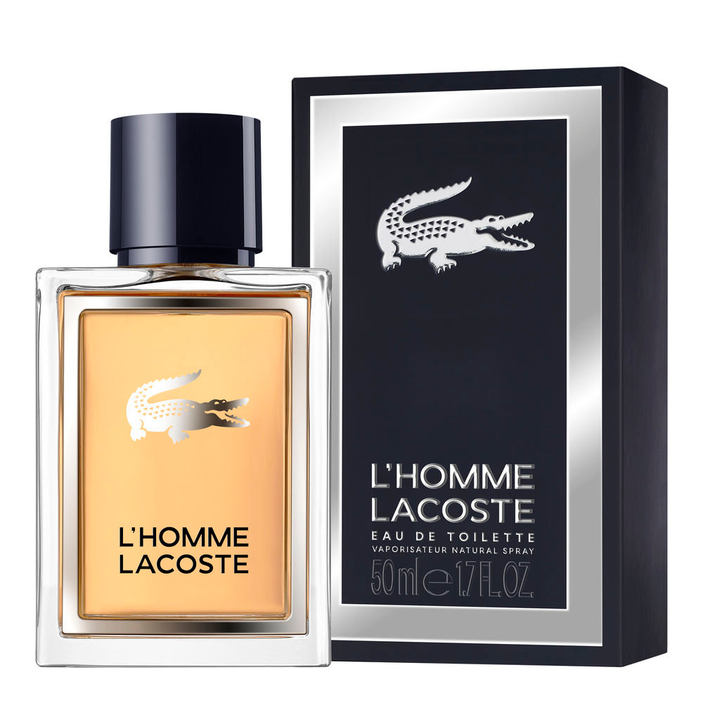 50 ml glass bottle of woody-spiced eau de toilette for Man, cedar and citrus notes