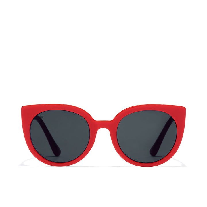 Red polycarbonate cat‑eye kids sunglasses, 44mm lenses, 125mm temples