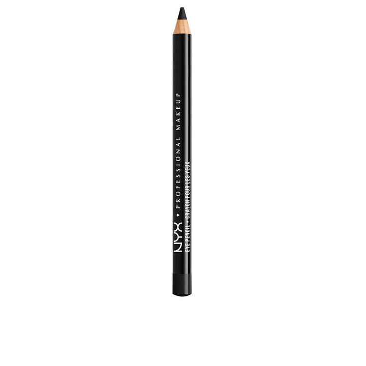 Slim black eye pencil, 1.2 g, retractable style, matte black finish