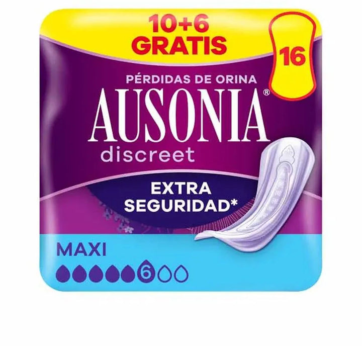 Individually wrapped Maxi incontinence pad, slim with leak barriers and odour-control core