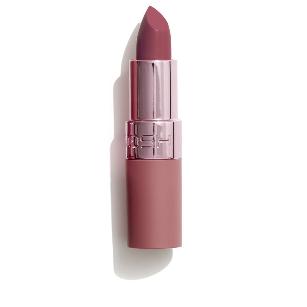 Slim rose‑brown lipstick stick; semi‑matte finish in 3.5 g