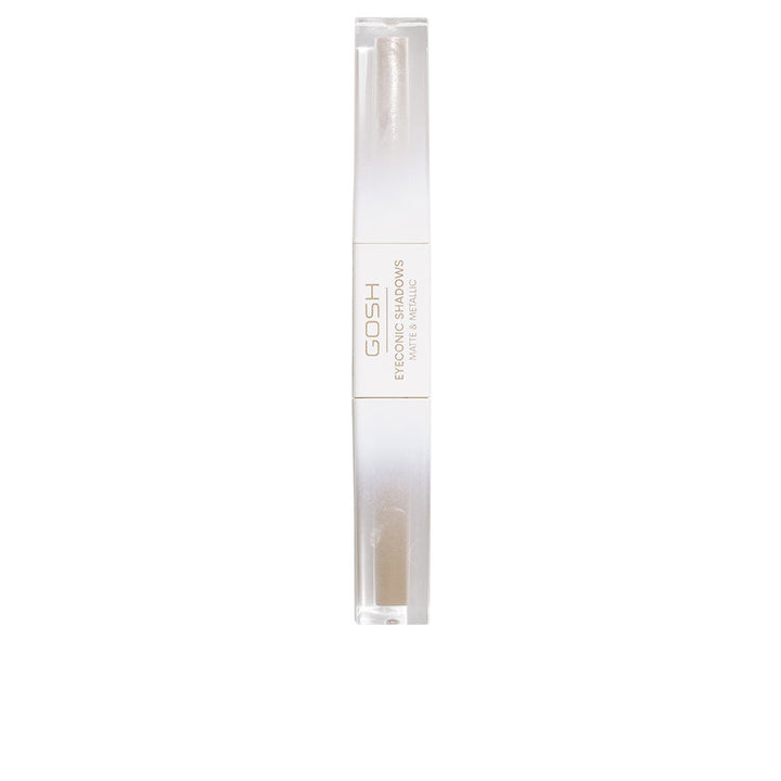 Small 2 ml silver liquid metallic eye shadow in slim tube with applicator