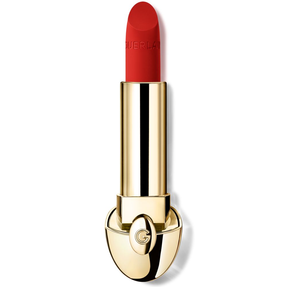 Refillable satin/matte lipstick in metal case, lily and almond treatment formula