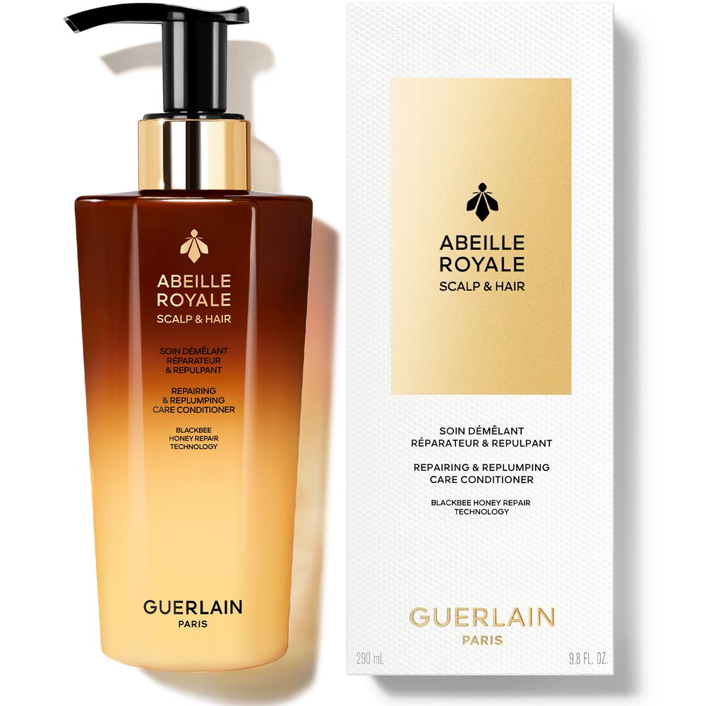 290 ml milk-texture conditioner bottle; honey repair, detangling treatment