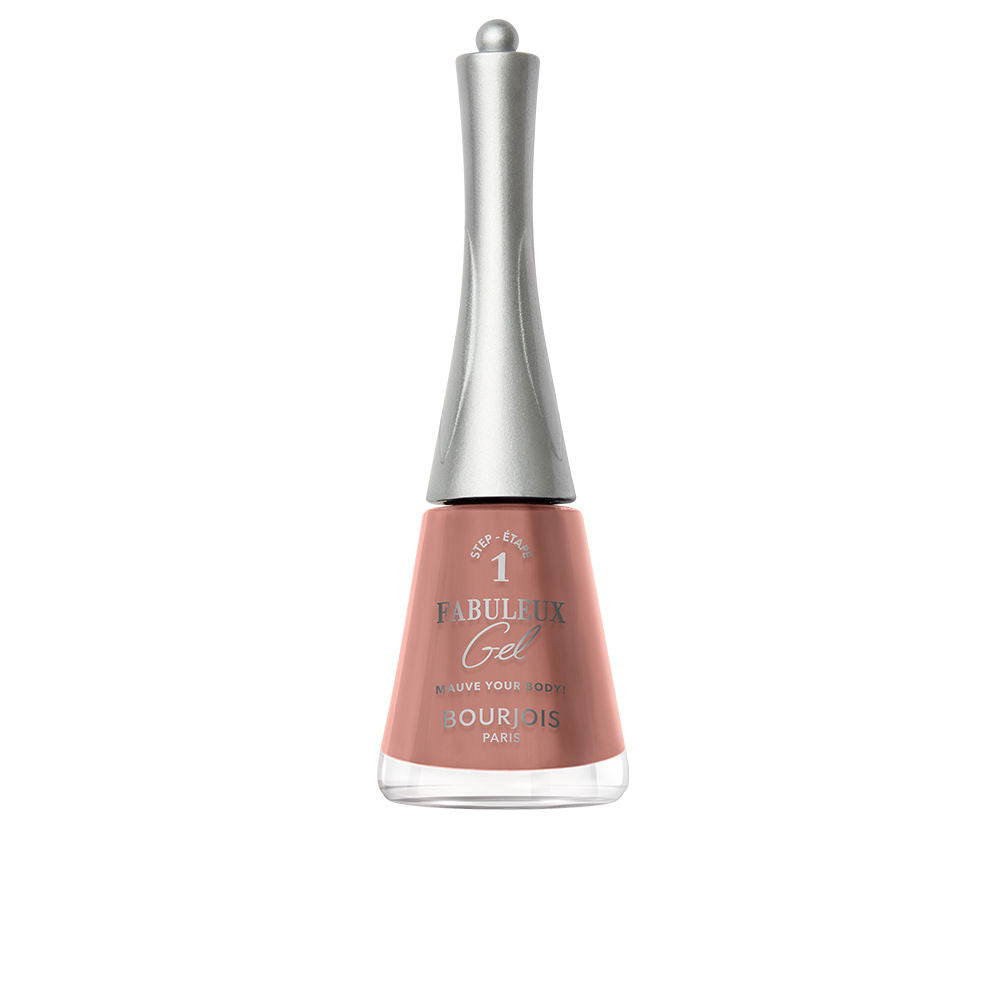 9 ml mauve jellygloss gel-effect nail polish bottle with panoramic brush