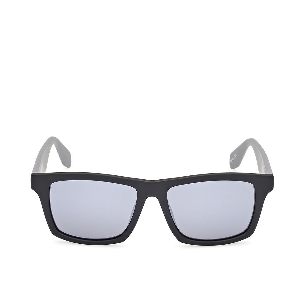 Unisex aviator sunglasses with injected metal‑look frame, grey square‑leaning lenses