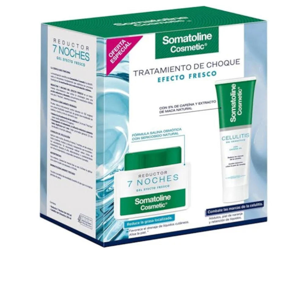 Somatoline overnight slimming gel tube with refreshing sea-inspired formulation