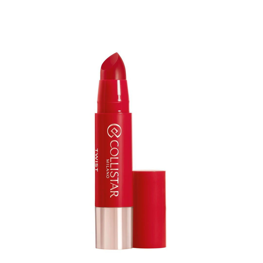 Red glossy twist lip balm in recyclable twist-up tube, 2.8 g
