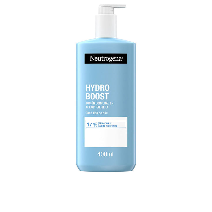 400 ml ultralight hyaluronic gel body lotion in pump bottle, unisex