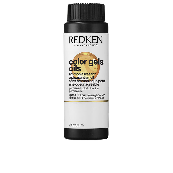 Tube of 8 Rubio Claro ammonia-free gel-oil hair colour, 60 ml, apricot oil