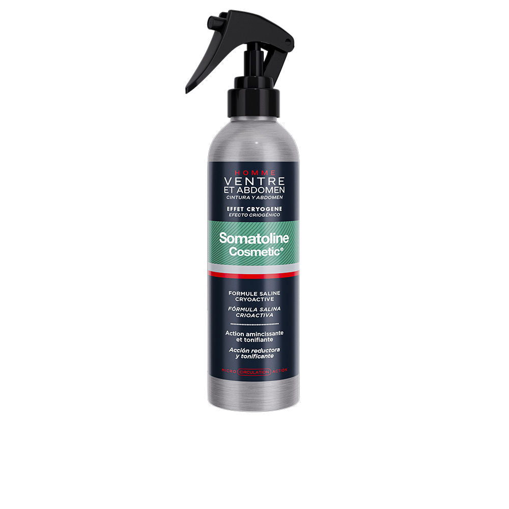 Somatoline men’s cryo spray bottle for waist and stomach toning, cooling treatment