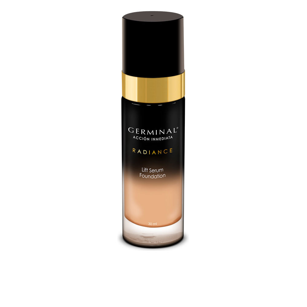 Bottle of Germinal hydrating lifting foundation, luminous lightweight coverage