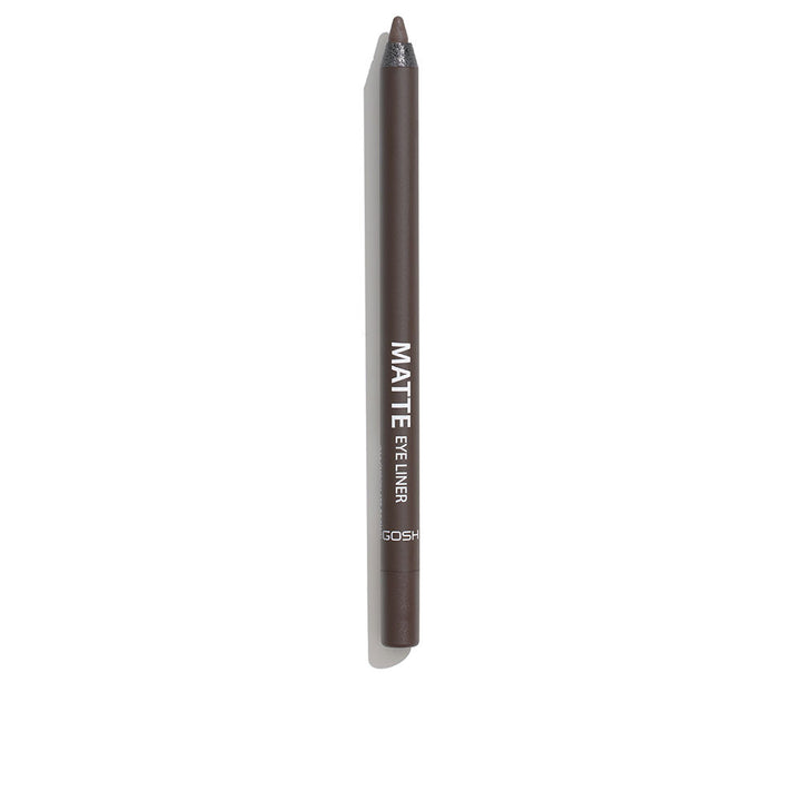 Slim matte chocolate brown eyeliner pencil with creamy texture, 1.2 g, Unisex