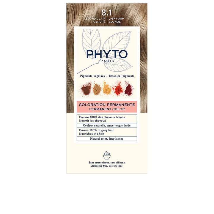 Four-unit tube set of 8.1 Cendre light blonde gel hair colour, ammonia-free