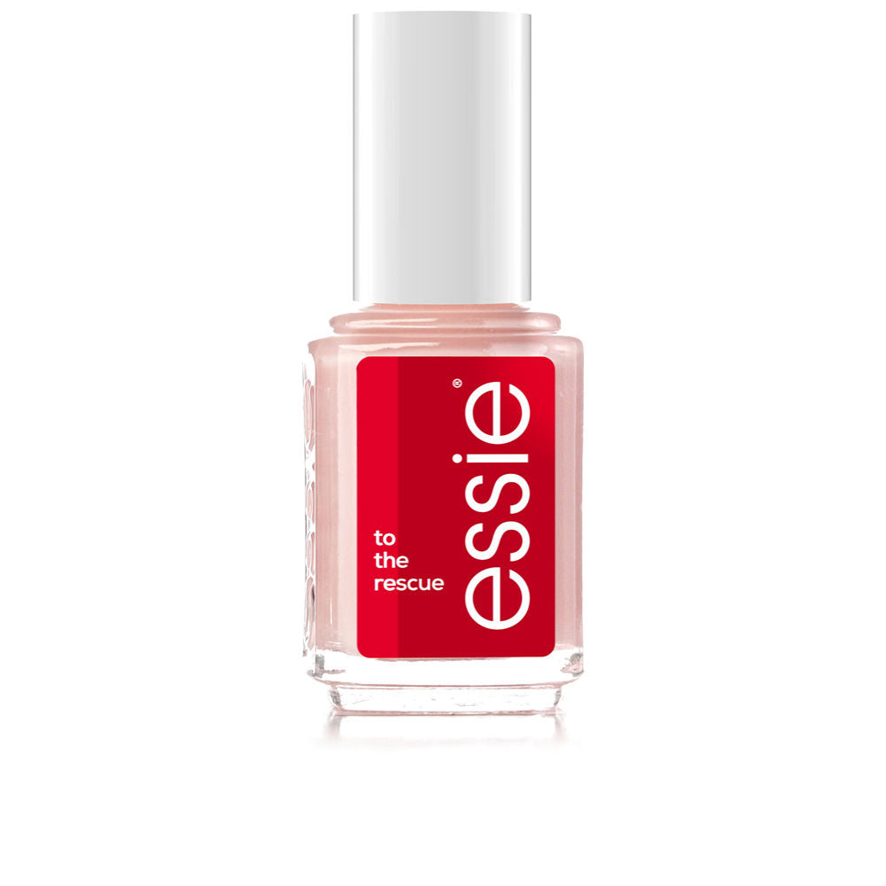 Bottle of Essie nail repair treatment delivering glossy, protective finish