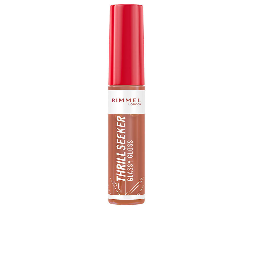 6 ml brown hyaluronic lip gloss in glossy tube with doe-foot applicator