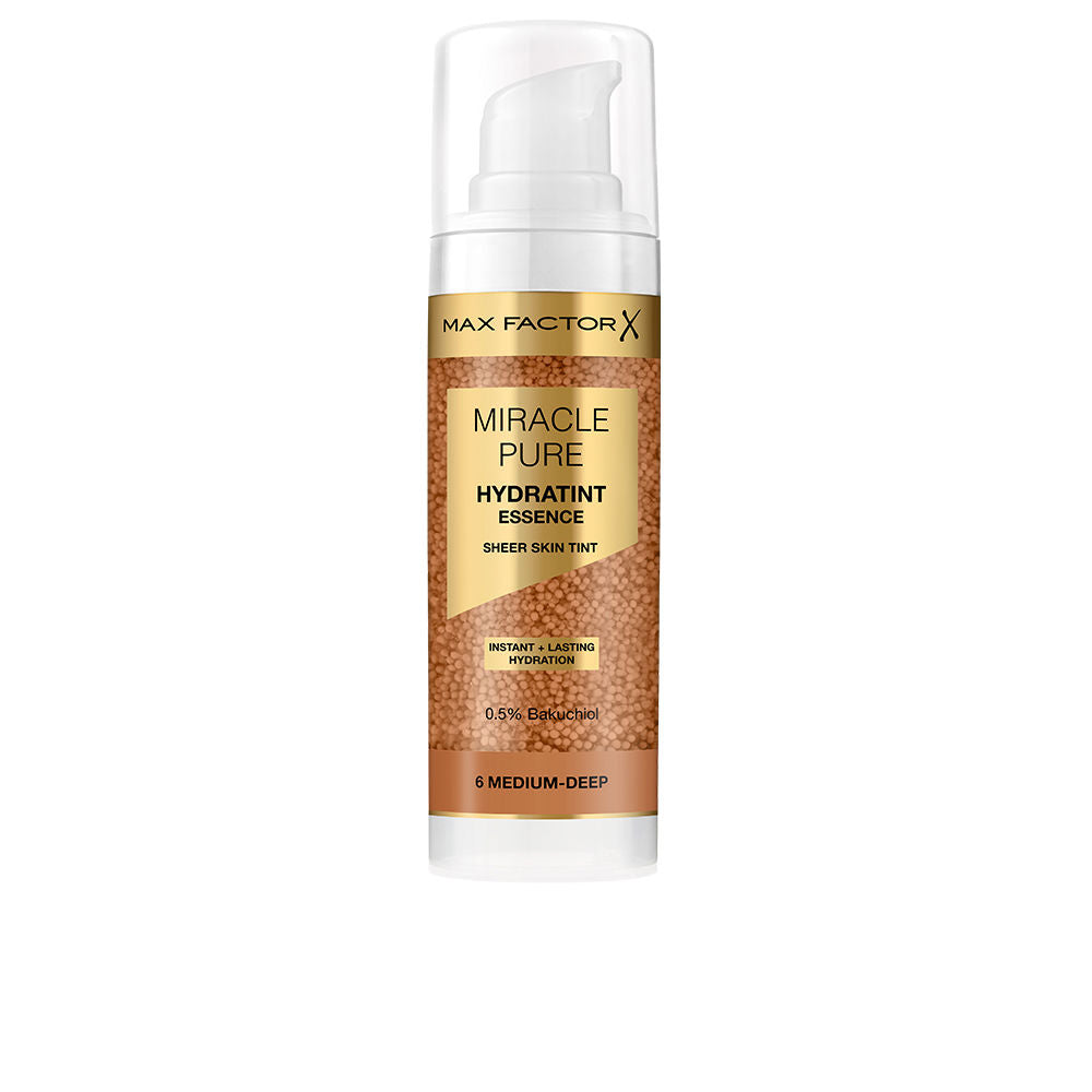 30 ml pump bottle of medium‑deep hydrating tinted serum with bakuchiol