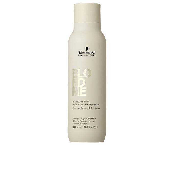 300 ml bottle of lightweight silk protein shampoo for blonde, Unisex