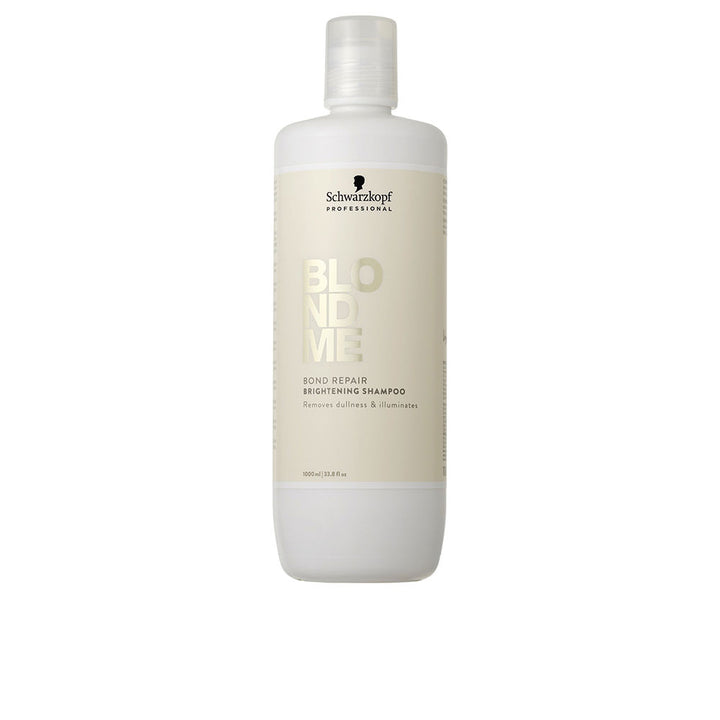 Clear 1000 ml lightweight shampoo bottle for Unisex blond hair, silk protein formula