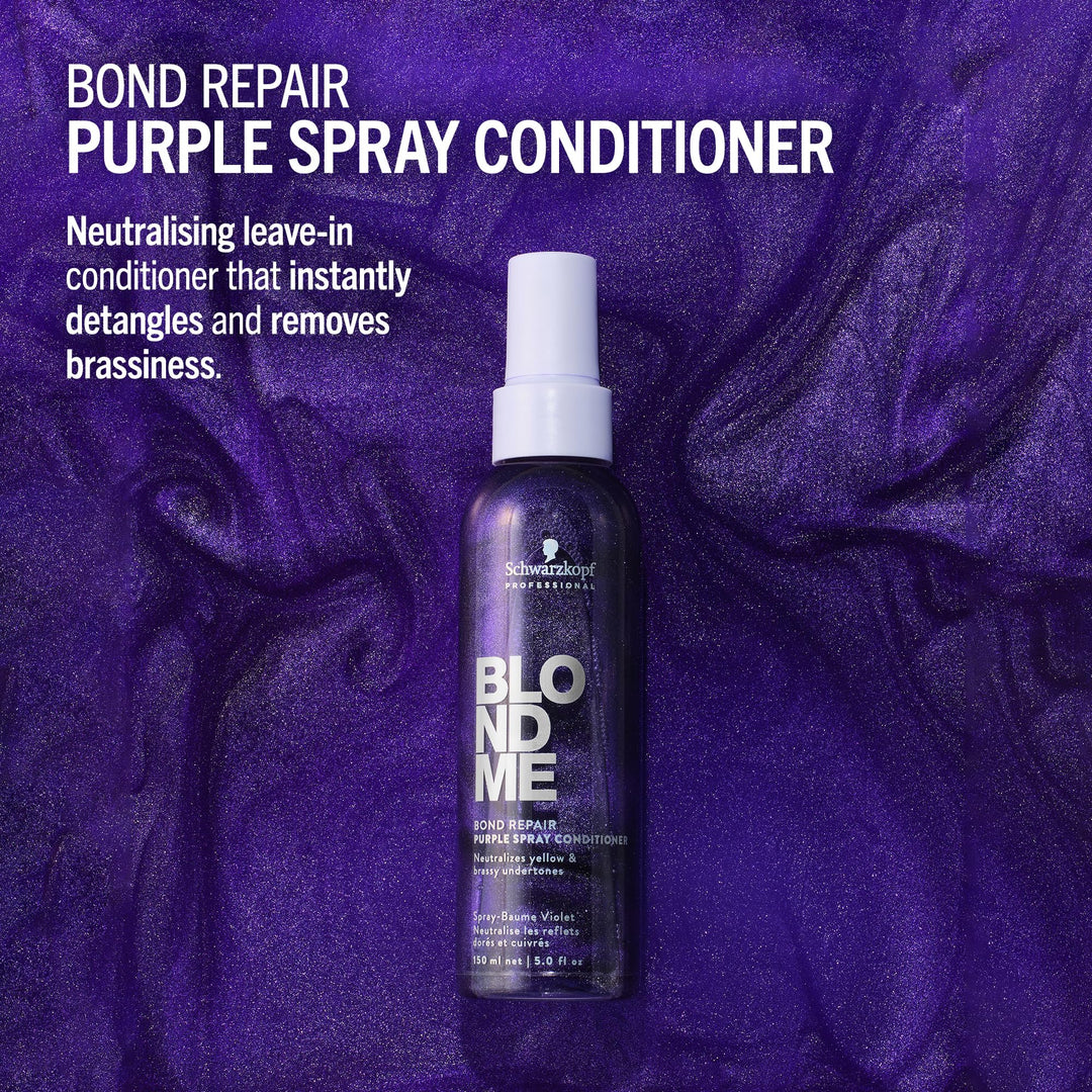 150 ml neutralising spray bottle for cool-toned blonde hair, Velvet Flower complex