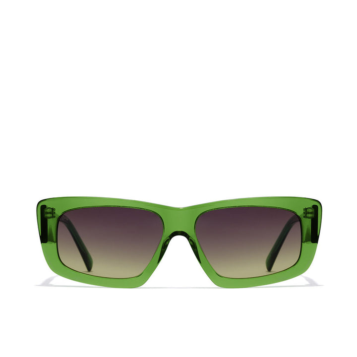 Unisex acetate cat‑eye sunglasses in Digital Green Moss, 47 mm lenses