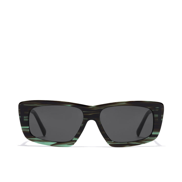 Unisex acetate cat‑eye sunglasses in Havana Green, 47 mm lenses, 148 mm temples