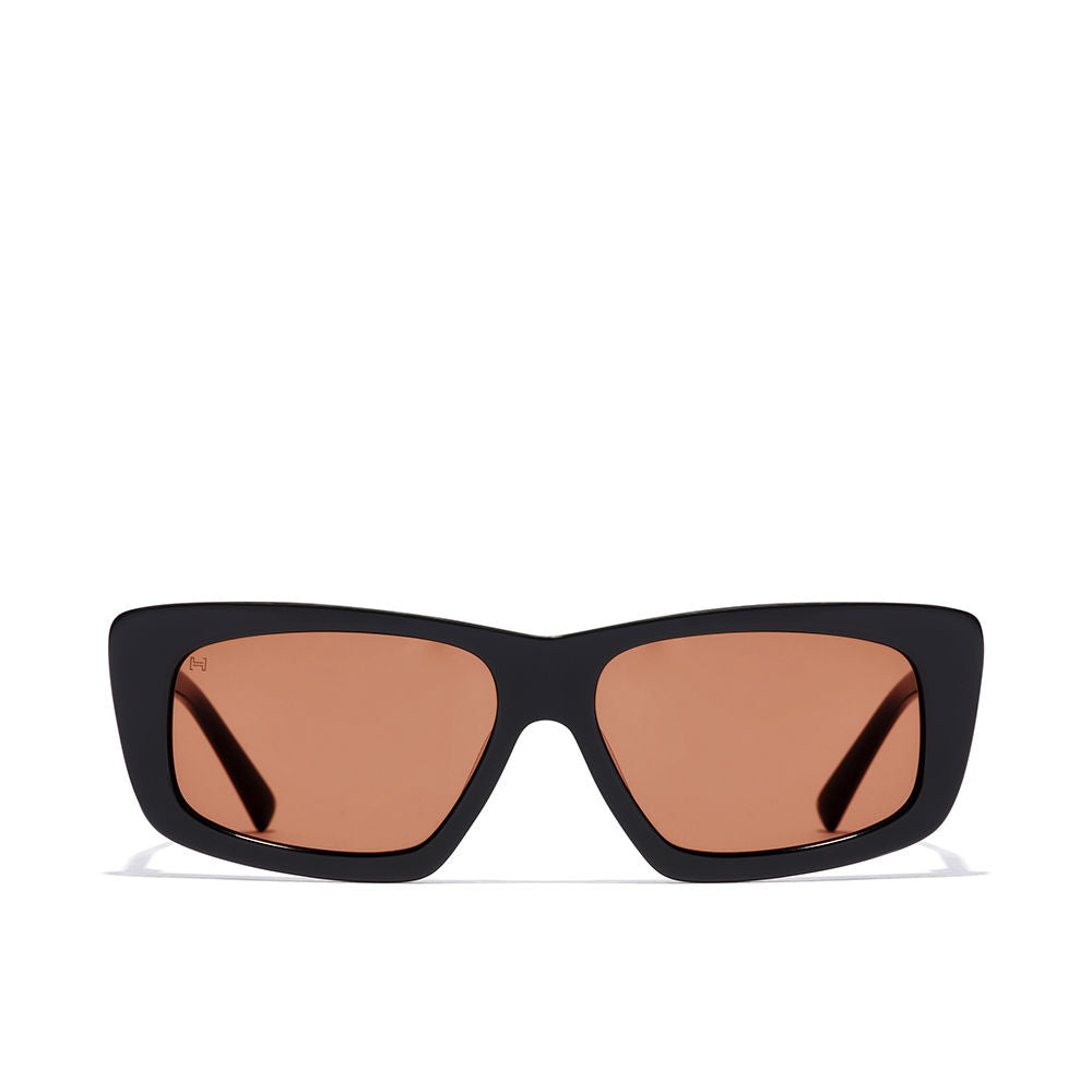Black nude acetate unisex cat‑eye sunglasses, 47mm lenses, 15mm bridge, 148mm temples