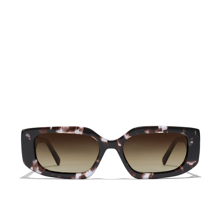 Grey Carey round acetate sunglasses, medium lenses, slim temples, Unisex